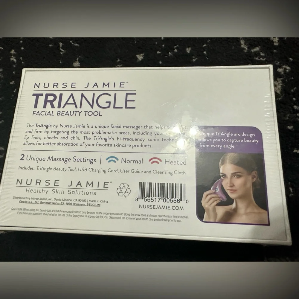 Nurse Jamie Triangle Handheld Lightweight Facial Beauty Tool Brand New